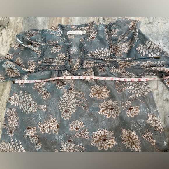 Women’s BISHOP + YOUNG Sydney blouse in jade floral- Size XS - Picture 8 of 8